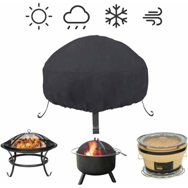 Tulisijan suojapeite Grill-suojapeite BBQ-suojapeite Tulisijan suojapeite Ulkotulisijan suojapeite (77 x 31cm)-Fei Yu