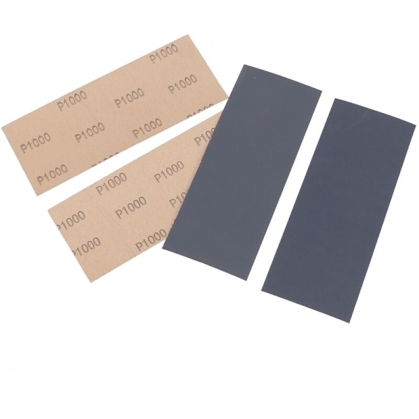 20 st våt och torr sandpapper, sortiment av sandpapper ark 1000/2000/3000/5000/7000 hög kornighet för bilslipning polering trä metall, 9 x 3,6 tum