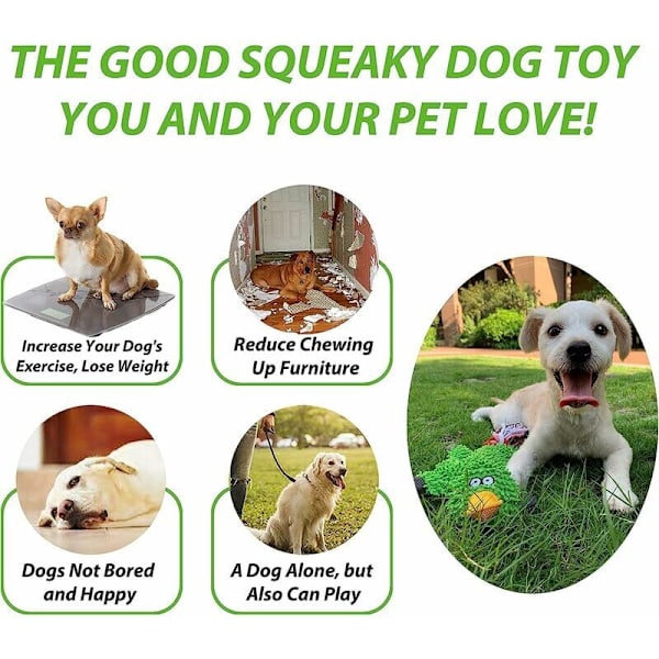 Squeaky legetøj til små til mellemstore hunde, leveres med squeakers, crepepapir, snor til at gøre plyslegetøj mere interaktivt og sjovt (orange)