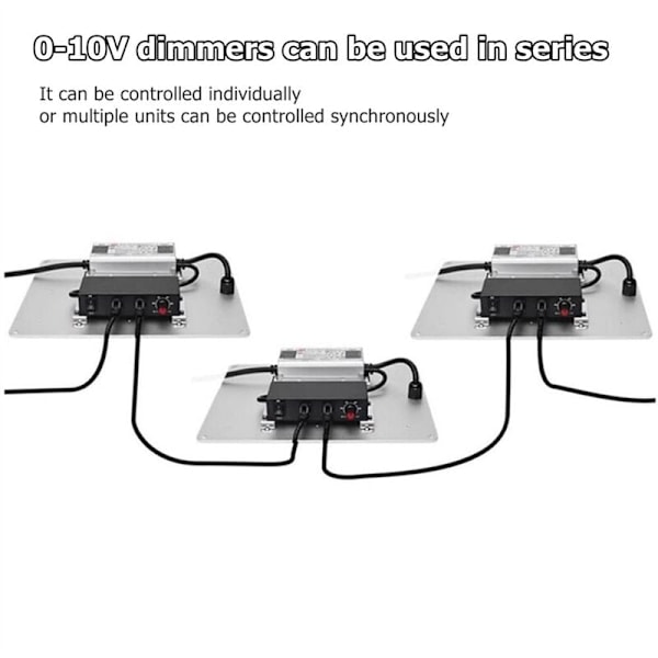 DC 0-10V Seriel Dimmer Synkronisering ON/OFF Drejeknap Controller til 0/1-10V Dæmpbare LED Drivere Elektroniske Forkoblinger