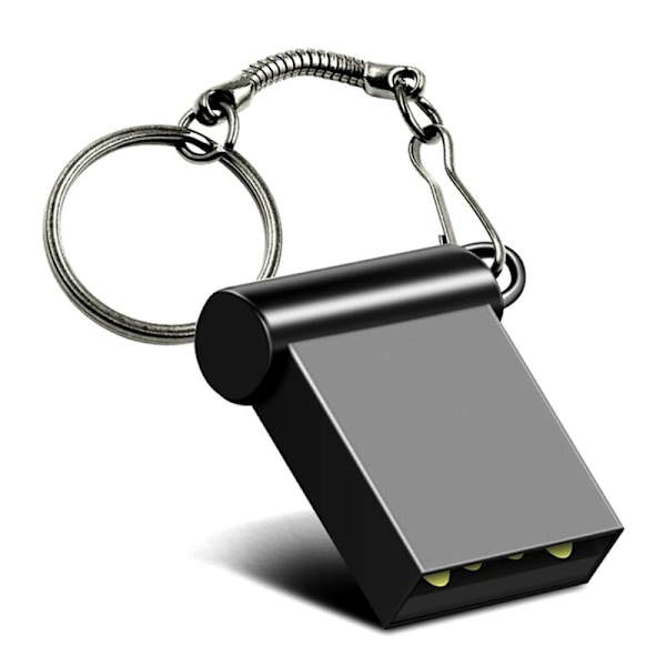 2X 2TB U Disk Memory Stick USB3.0 Flash Drive Mini Bil Ekstern Opbevaring Bærbar Hukommelse Sort