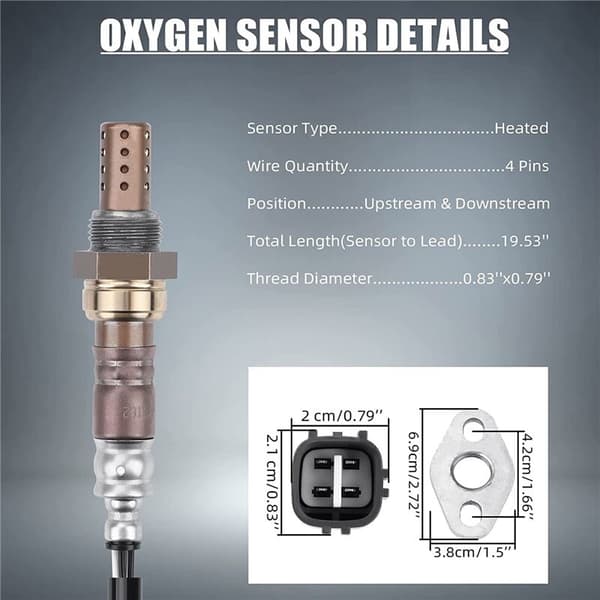 Oksygensensor O2-sensor 234-4162 Oppstrøms Nedstrøms for 1996-2000 4Runner 95-98 T100 1995-2000