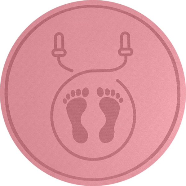 Yogamåtte, hoppemåtte - PINK HIASDFLS