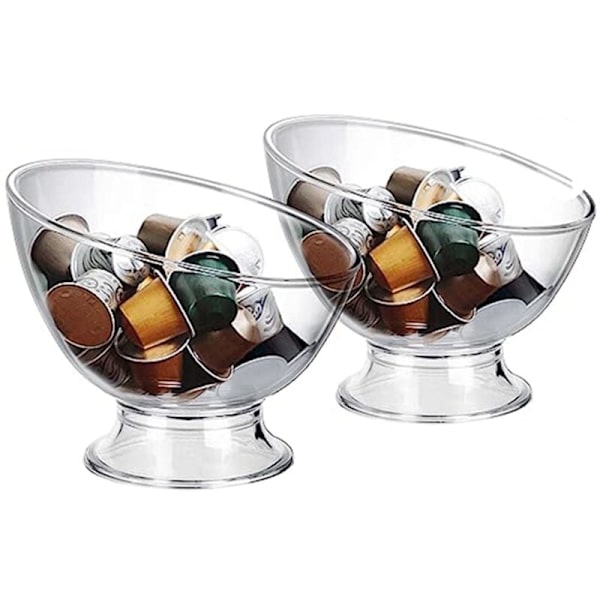 Kaffehållare, transparent plast K-kopphållare, bänkkaffehållare, kaffekapslar, kapselbox