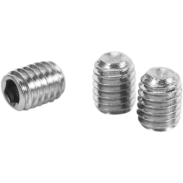 M3 x 4mm Rustfrit Stål Hex Socket Socket Cap Point Skrue Gratis 50stk