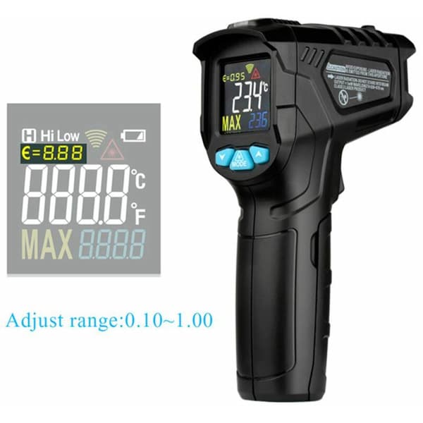 MESTEK IR01A Digital Termometer Hygrometer Infraröd Termometer Hygrometer Temperatur Fuktighet Meter Pyrometer