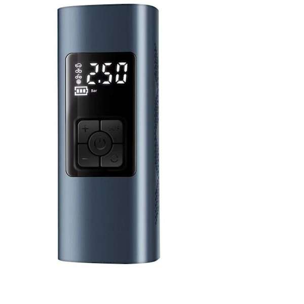 Mini Kannettava Ilmakompressori Auton Rengaspaineen Täyttölaite Sähköinen Pumppu 150PSI Kannettava Pyörä Langaton Pumppu Digitaalisella LCD-näytöllä Latautuva LED-lamppu C