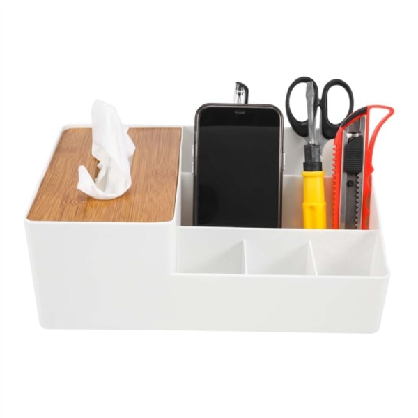 Desktop Stationery Storage Tissue Box Household PP Material Desktop Cloth Cosmetic Storage Box