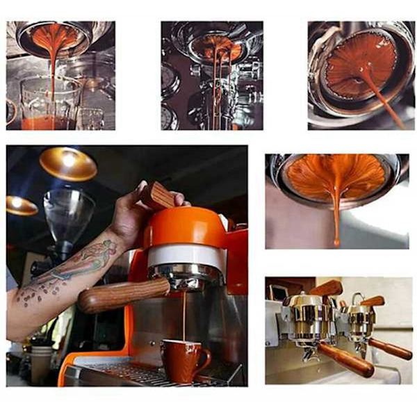 Pakke med 4 stk. 54 mm filterkurver til Sage 870/875/878/880 54 mm halvautomatisk kaffemaskin håndtak filterbunn