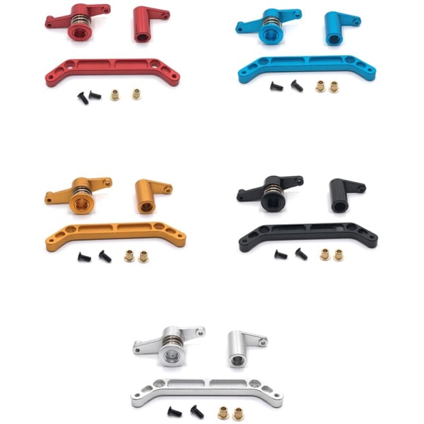 Metallveivstyringshjulmontering for JLB Racing CHEETAH 11101 21101 J3 Speed ​​1/10 RC Bil Oppgraderingsdeler, A