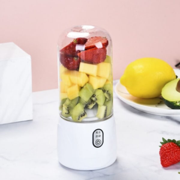 Bärbar Elektrisk Fruktjuicer Skär Mixer Smoothie Maker Blender Maskin USB Laddningsbar Juicekopp Flaska för Resor A