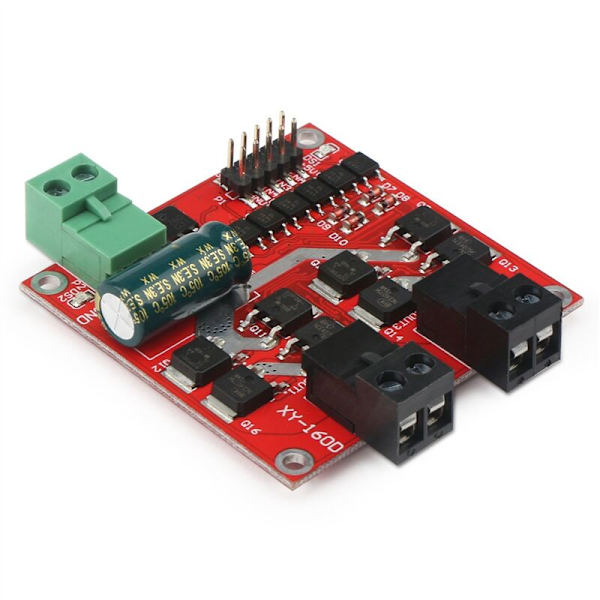 7A 160W Motorstyrningsmodul 12V 24V Dubbelkanal DC Motorstyrningsmodul H-brygga L298 PWM Logikstyrning Optokopplare