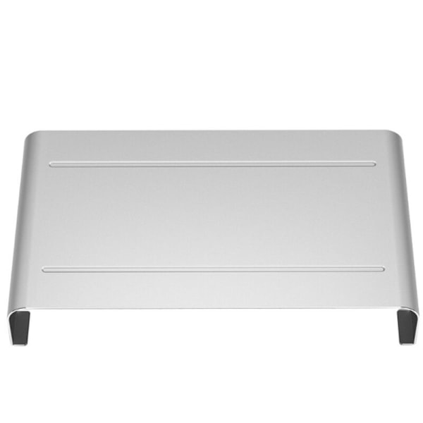 Aluminiumlegering Display Skärm Förvaringsställ Laptop Stativ Hållare, Datorskärm Hållare, Silver