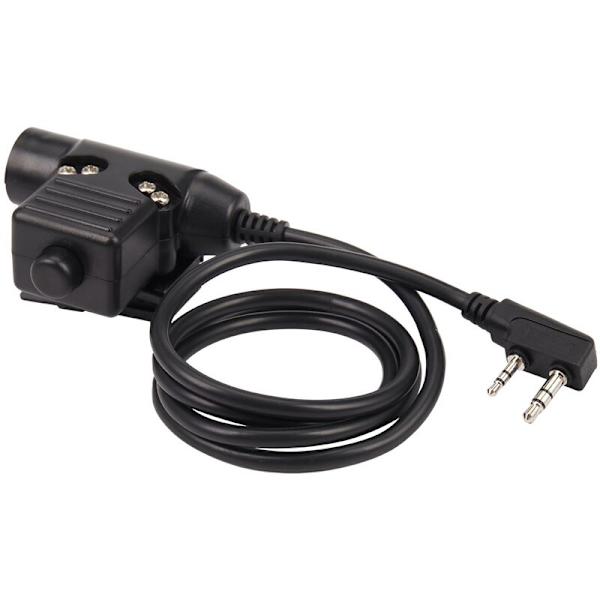 U94 PTT-kaapeli Z Tactical Elite II HD01 HD02 HD03 -kuulokkeille UV-5R UV-GT- Ham -radioon