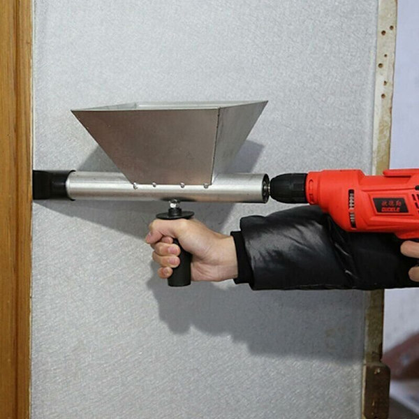 Cementfogspruta Murbruksspruta Pump Kalkcement Moritarpistol, med 4 munstycken, för murbrukfog, stenmur, tegelvägg, golv--
