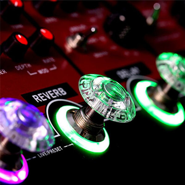 50 st Mushroom Guitar Effektpedal Fotknapp Hätta Förstärkare Switch AU Knappskydd