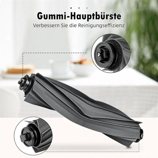 Tillbehör för L20 Ultra / L20 Ultra Robotdammsugare, Huvudborste, Dammborste, Moppduk
