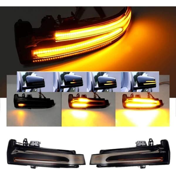 Bil Bakspejl LED Dynamisk Blinklys Indikatorlys Til S C e Gla W176 W246 W204