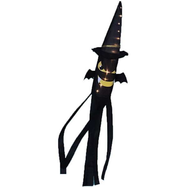 Halloween-vindstrumpa med dödskalledekoration, Halloween dekorativa lampor dödskalle skelettlyktor