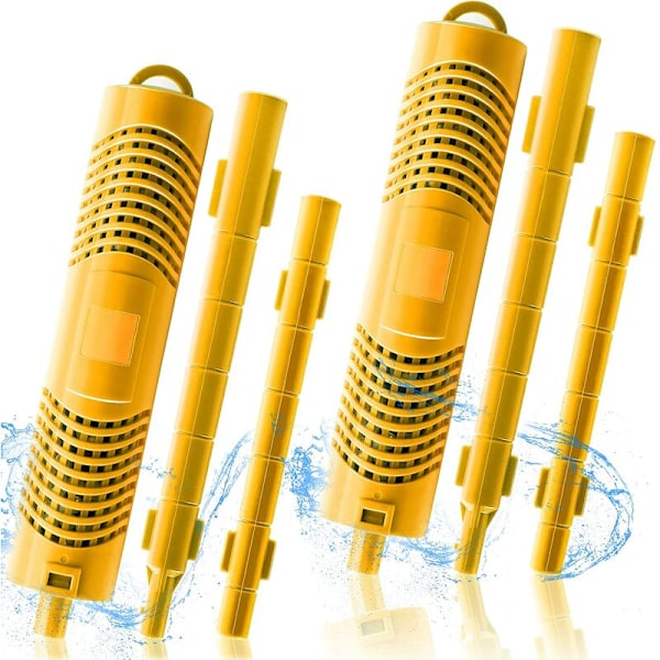 Spa In-Filter Mineral Sticks Hot Tub Filter Dele Pakke med 2 Universelle Spa Mineral Sticks Kompatibel med Dit Eksisterende Filter Varer 4 Måneder Gul