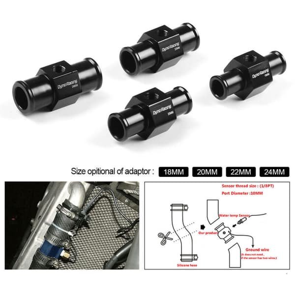 Universal Motorcykel Temperatur Sensor Packning Slang Adapter Temperatura 20Mm