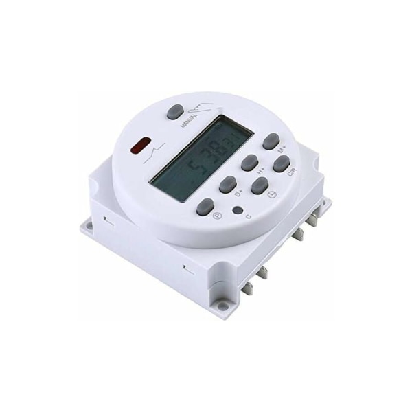 Elektroninen ajastin DC12V 16A 17 ohjelmaa Ohjelmoitava LCD-näyttö -