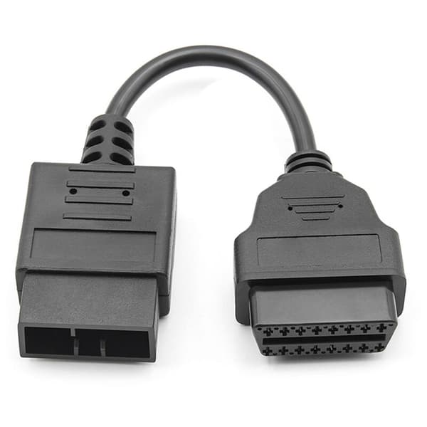 For 9 Pin OBD1 til OBD2 Kabel 16 OBDII Diagnostisk Interface Forlængerledning