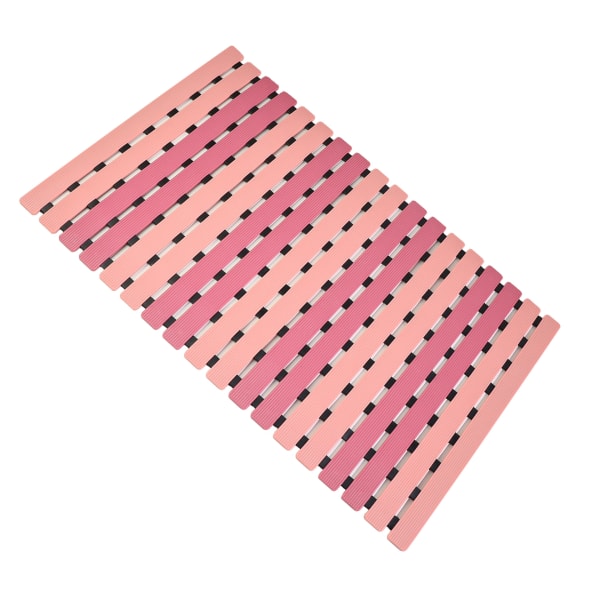 Badematter Sklisikre baderomsmatter, skjøting av husholdningsgulvmatter, dørtrinnmatter (Gradient rosa, 40*63 cm)