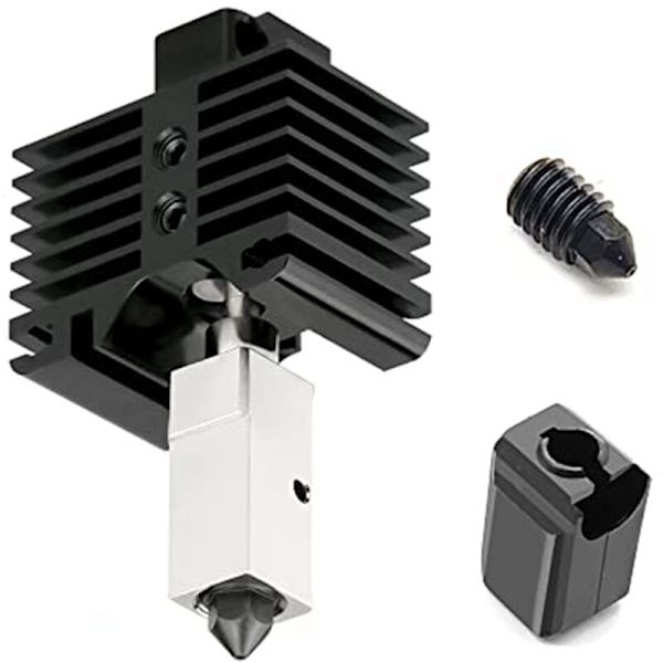 Opptil 500℃ Høytemperatur Hotend Varmeblokk Krom Zirkon Kobber Nikkelbelagt Versjon for 3D-skriver P1P