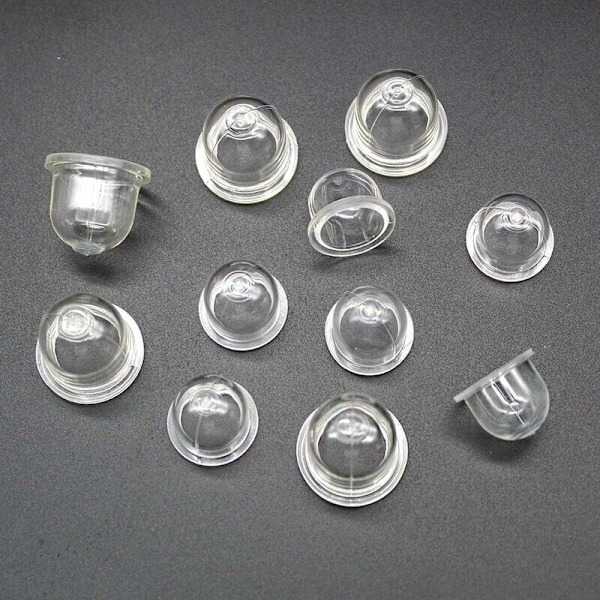 Förgasartillbehör 12 stycken Förgasarpumplampa 19 mm och 22 mm Primerpumplampa för röjsåg Blåsmaskin Trimmer