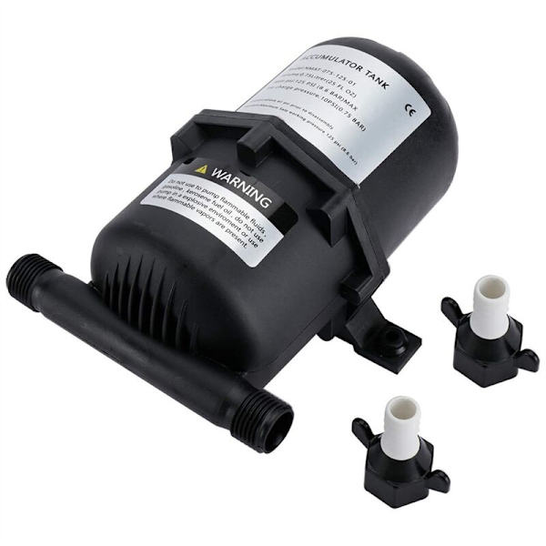 Virtauksen ohjaussäiliö Pumppu 0,75L 125PSI Vedenkestävä Veneeseen RV