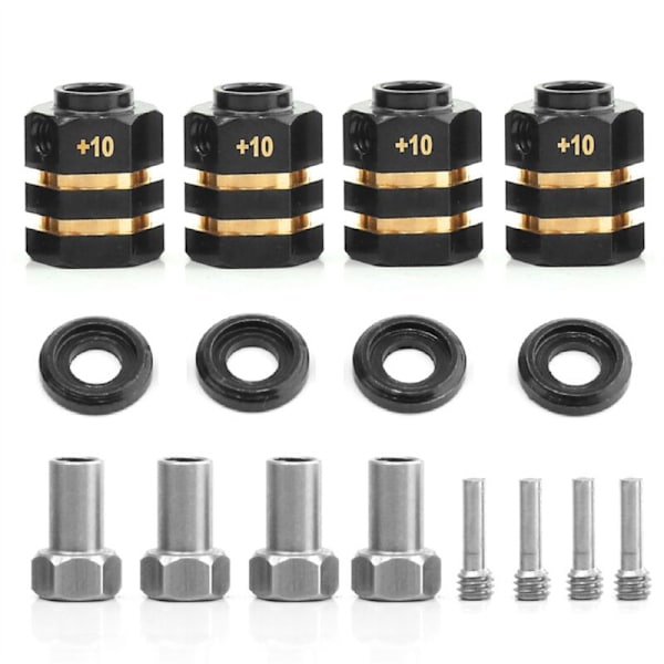 RC Messingavstandsstykker Hjulnavforlengelser for Adapterforlengelsesdrivhjul TRX4 TRX6 (+10mm tykkelse)