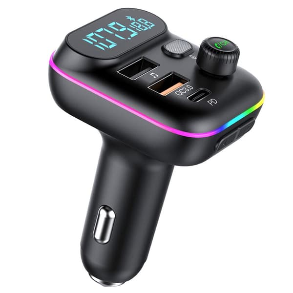 T70 Bil Bluetooth MP3-afspiller FM-sender Universal USB-oplader Tilbehør