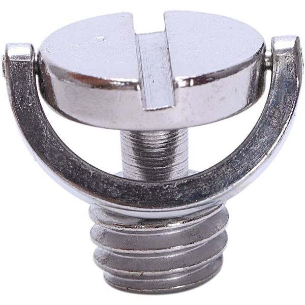Längre axel D-ring skruv 3/8 tum -16 gängor stativ kamera frigöring monteringsskruv adapter (2-pack)