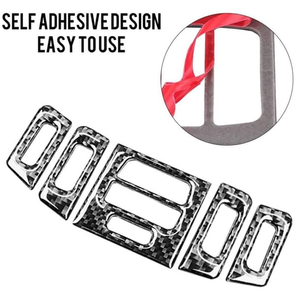 Kuitukangas Ilmastointi Vent Outlet Cover Trim Kehys Lisävarusteet -3 Sarja E90 E92 E93 2005-2012