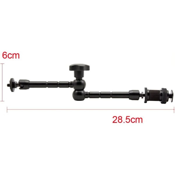 11 Tommers Magisk Armsett Magisk Monitorarm Artikulerende Arm Magisk Arm + 15mm Stor Dslr Rig Kamera Krabbeklemme for Overvåking Led Lys