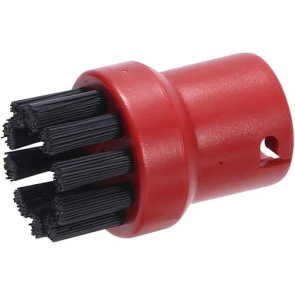 4-pack Ersättningsrunda Rengöringsborstar för Karcher SC1 SC2 SC3 SC4 SC5 SC7 Ångrengörare (Röd)