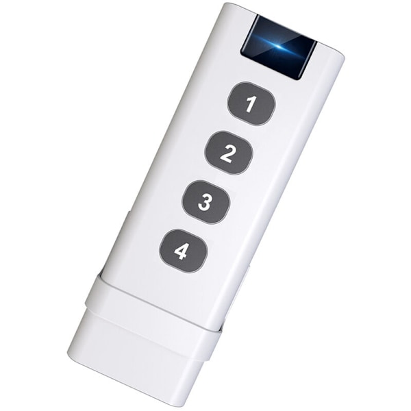 TUYA ZigBee Smart House Trådløs 4-Gangs Scene Switch Bærbar Fjernkontroll Tuya Zigbee Hub Nødvendig Begrensning for å Kontrollere Enhet
