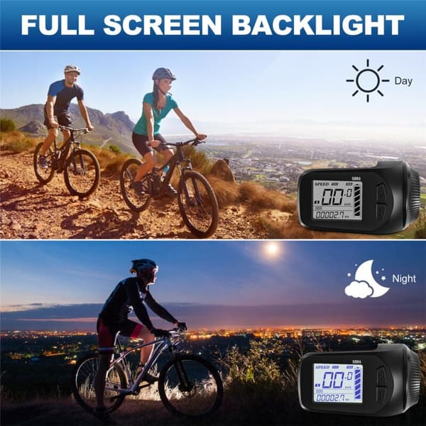 24V/36V/48V S886 Ebike LCD-displaypanel Tommelfingergas til elektriske cykler E-Scooter