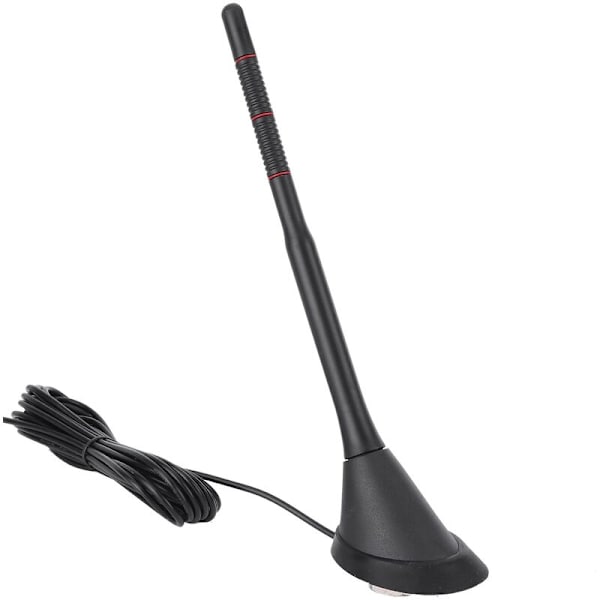 Forsterket Aktiv Bil DAB+FM Antenne Takmontert Radioantenne Vanntett Digital Universal 12V