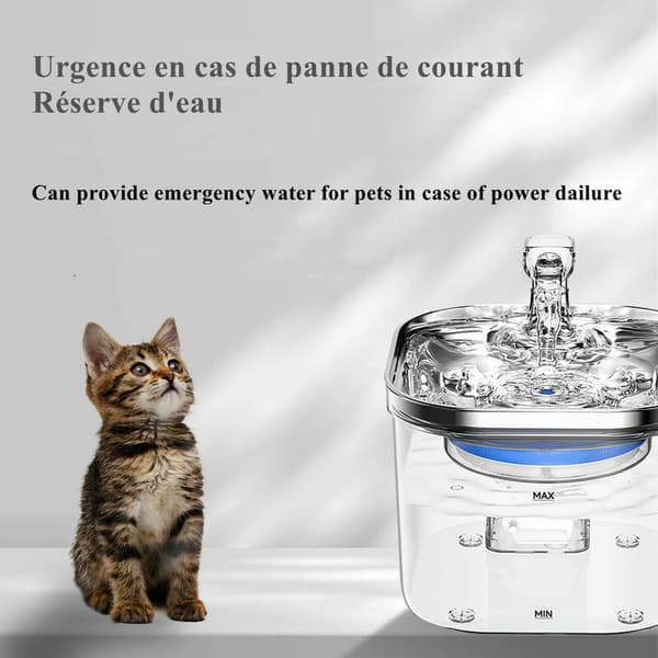 Automatisk husdjursvattenspridare, fontänsensor, kattvattendispenser