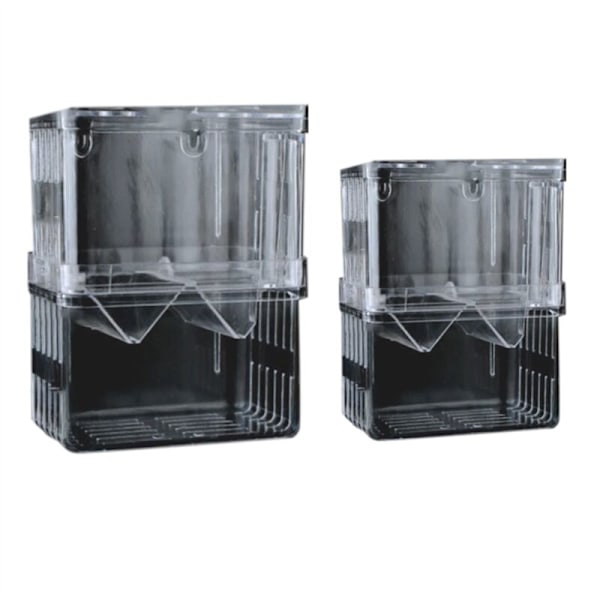 Akvarium Fiskeoppdrettsboks Slitesterk Betta Fiskebeholder Fiskeoppdretts Isolasjonsboks Klekking Inkubator