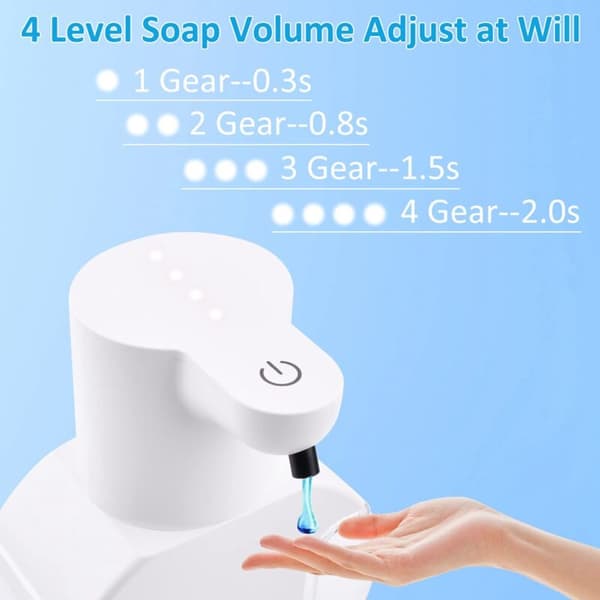 Smart Automatisk Sensor Dispenser 430ML Håndvask Vask Infrarød Sensor Skum Version