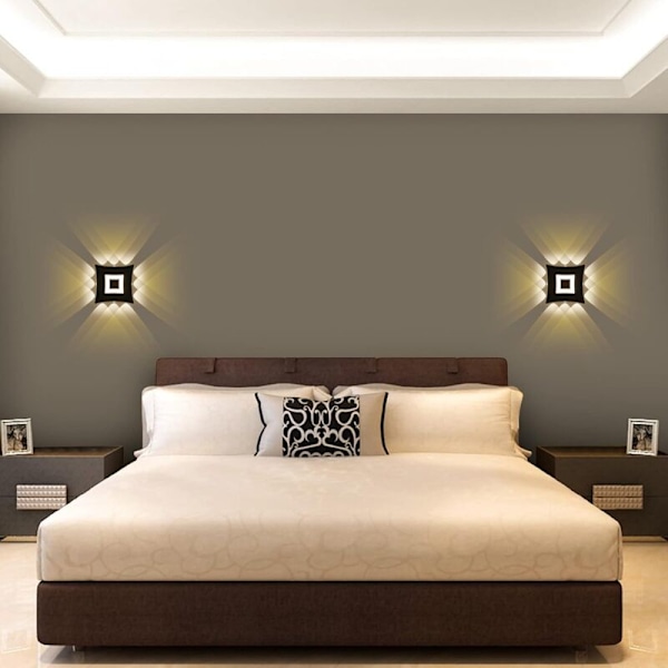 18W Moderne LED Vægskinne Op/Ned Vandtæt IP65 Aluminium LED Indendørs/Udendørs Vægskinne til Soveværelse Stue Badeværelse Trapper Gang