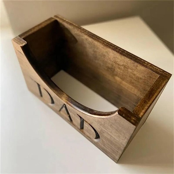 Trehatt-holder designet for baseballcaps, stativhylle, innendørs treboks, bord, hattlagring, stativ C
