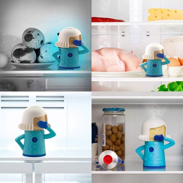 Chilly Mama Kylskåps- och Frysdeodoriserare - Luktabsorbent och Luftfräschare, Perfekt för att Hålla Maten Fräsch Längre