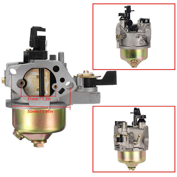 Kaasutin GX340 GX390 13HP 11HP 22308 22330 Nurmikonleikkurit Pumput, Korvaa 16100-ZF6-V01