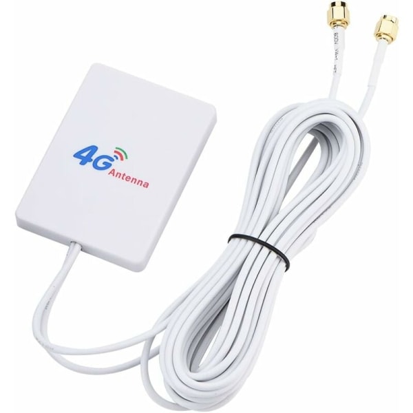 4G-antenn, 28dbi High Gain Signal Booster-antenn, 4G/3G LTE mobilrouterantenn, Extern TS-9/SMA/CRC9-port för Huawei E398/E3276/E392 för Mobi