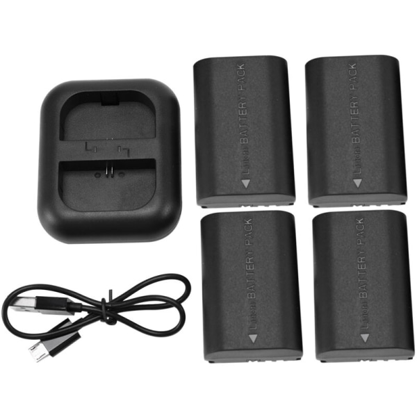 LP-E6 LP E6 LP-E6N Japan Cell Batteri + LED Dobbelt USB-oplader til 6D 7D 5DS 5DSR 5D Mark II 5D 60D 60Da 70D 80D