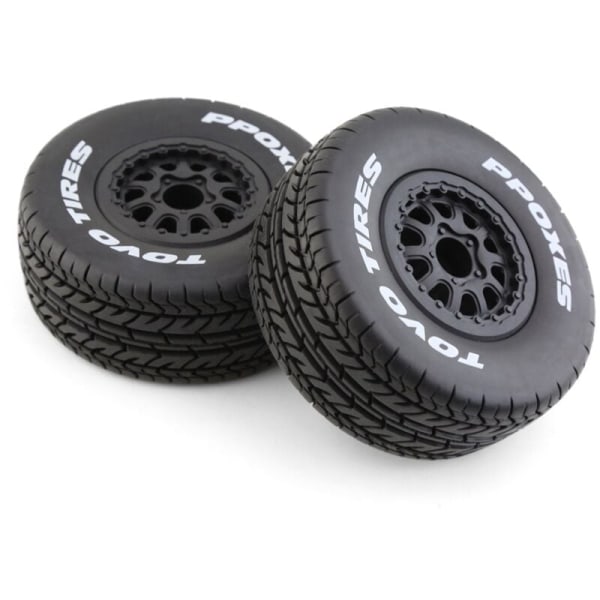 4 st 112 mm 1/10 Short Course Truck Däck Däck Hjul med 12 mm Hex för Slash Arrma SENTON VKAR 10SC RC Bil